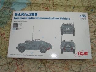 ICM72431  Sd.Kfz.260 German Radio Communication Vehicle